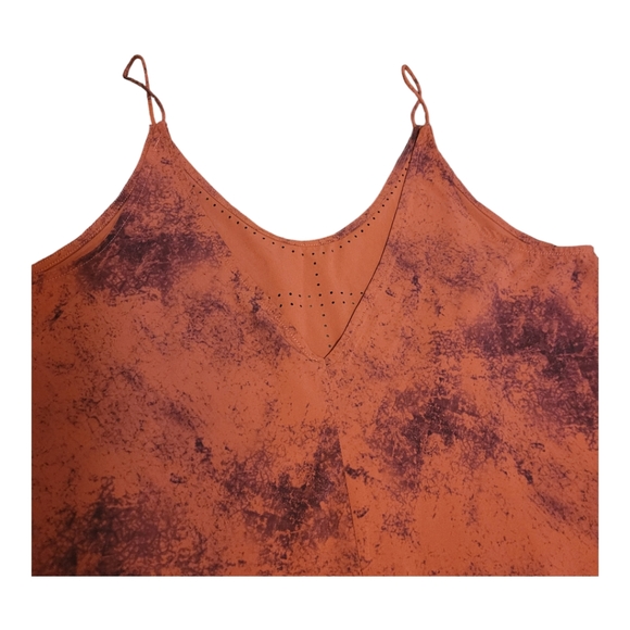 Hurley Coastal Cami Rust Tie Dye Dress NEW Size Medium | Beach Cover Up Dress - Picture 14 of 16